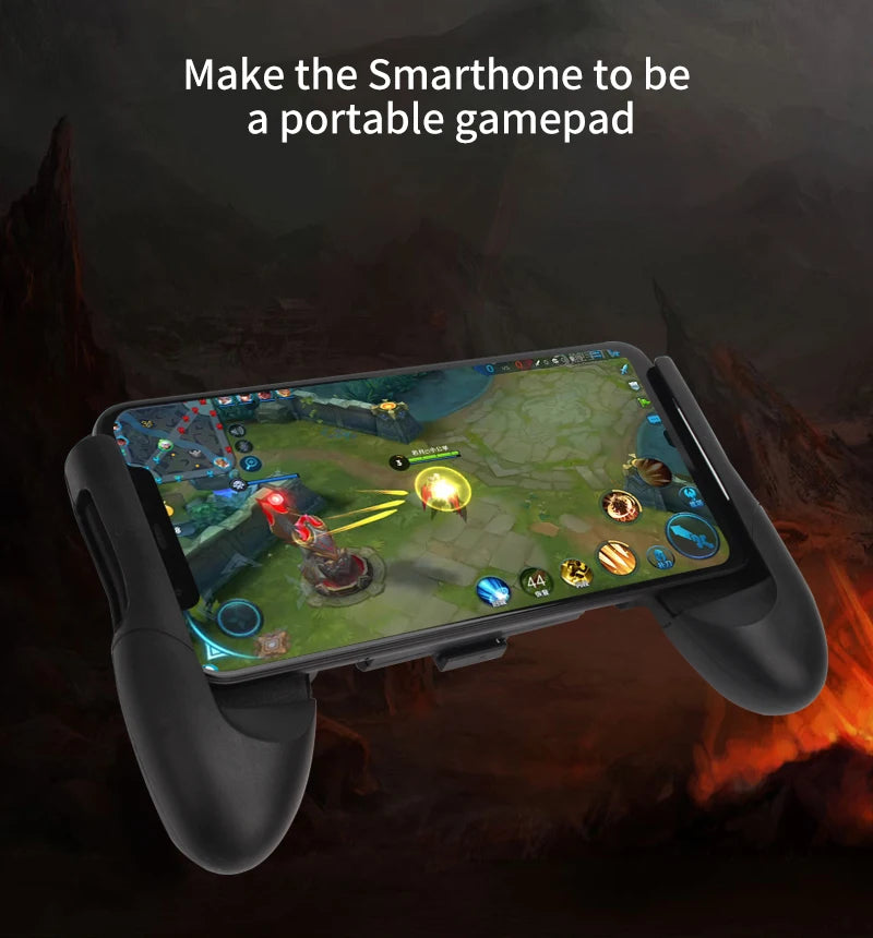 Mobile Gaming Grip & Phone Stand for 4.5–6" Phones