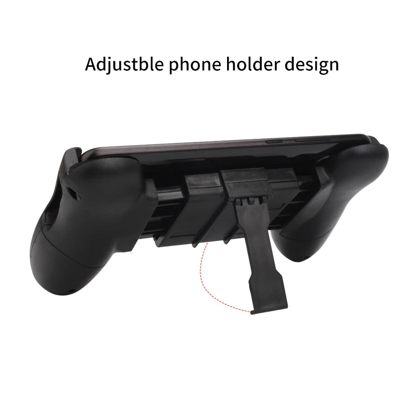 Mobile Gaming Grip & Phone Stand for 4.5–6" Phones