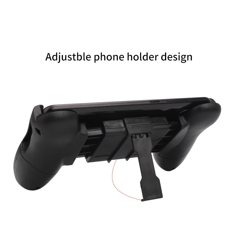 Mobile Gaming Grip & Phone Stand for 4.5–6" Phones