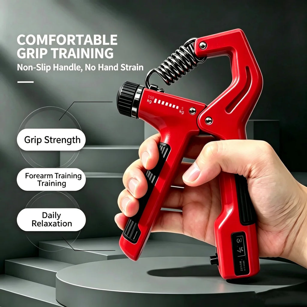 Adjustable Grip Strengthener (5–150kg)