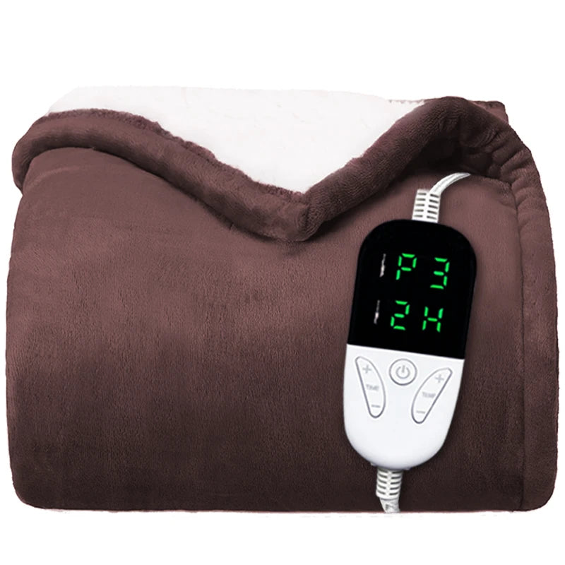 Heated Throw Blanket with 6 Heat Settings & Auto-Off