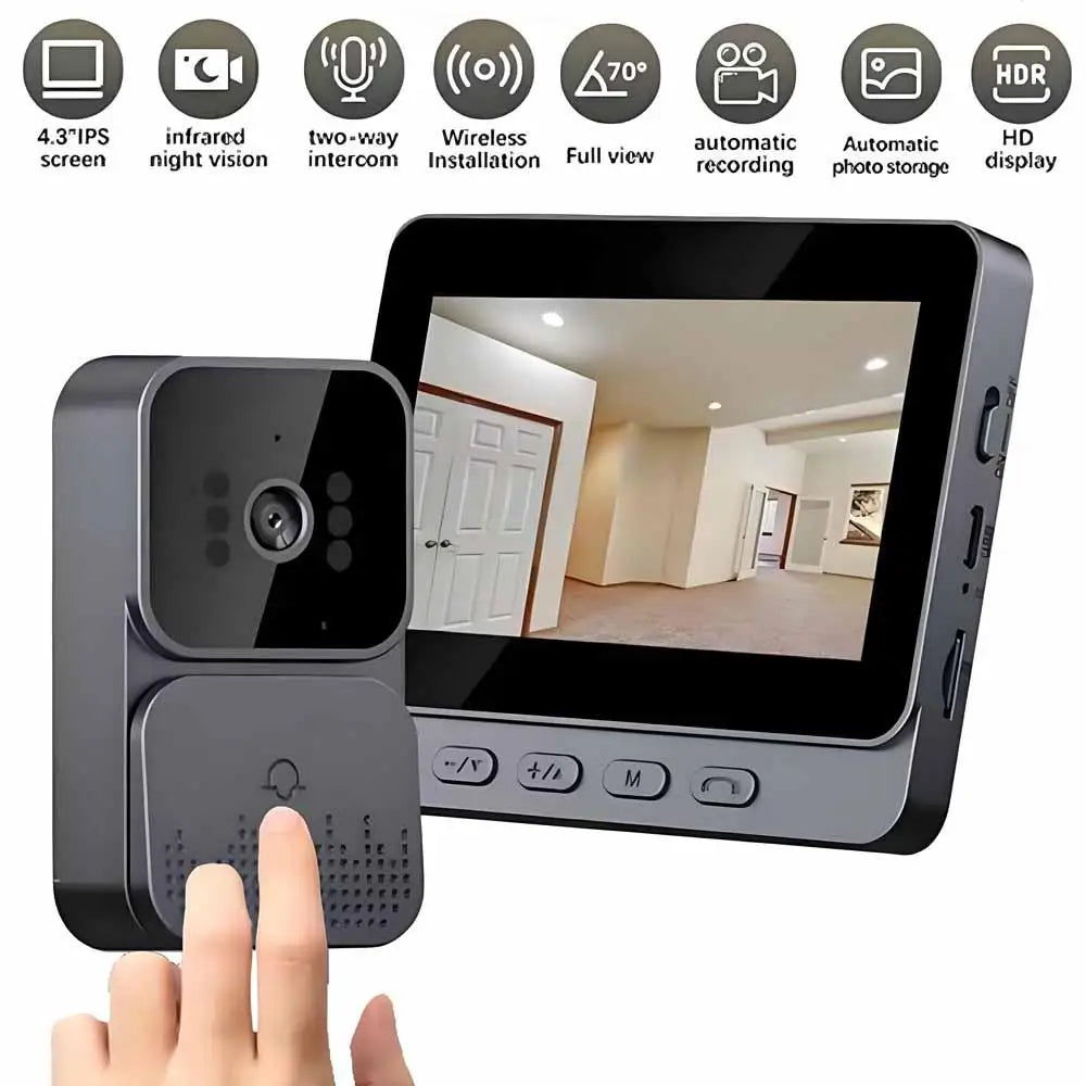 HD WiFi Video Doorbell with Two-Way Talk