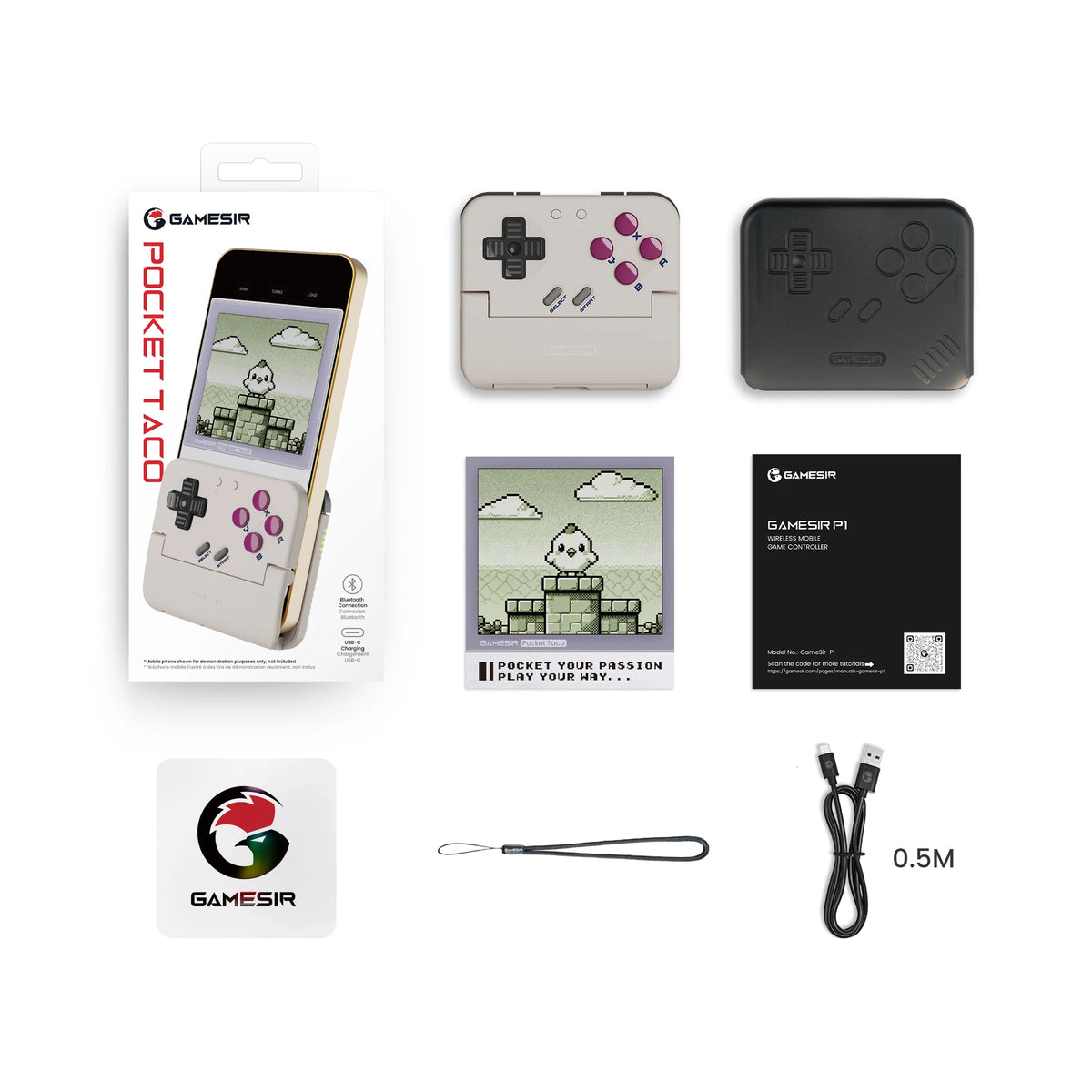 GameSir Pocket Taco Retro Mobile Controller