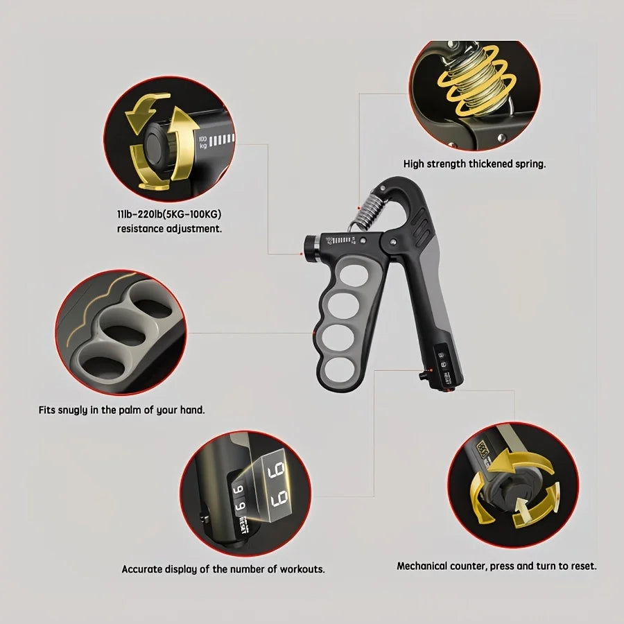 Mechanical Hand Grip Strengthener