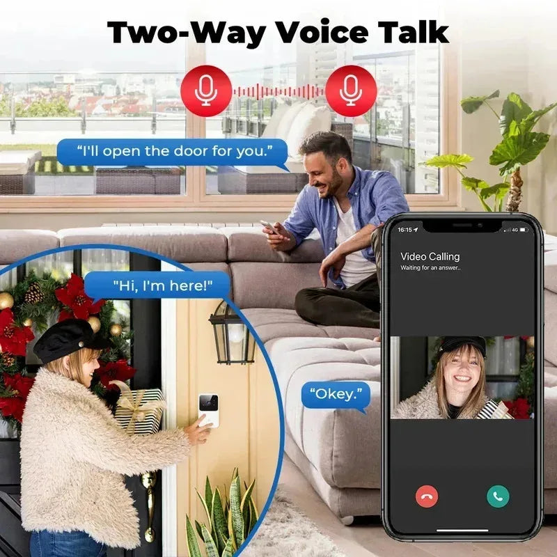 Mini WiFi Video Doorbell with Night Vision