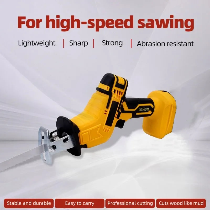 Cordless Reciprocating Saw – DeWalt 18V/20V Compatible (Tool Only)