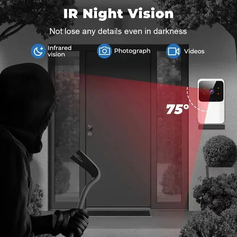 Mini WiFi Video Doorbell with Night Vision