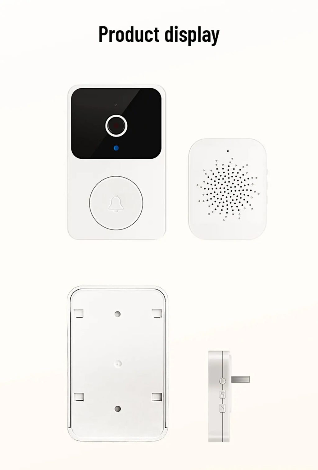 HD WiFi Video Doorbell with Two-Way Talk