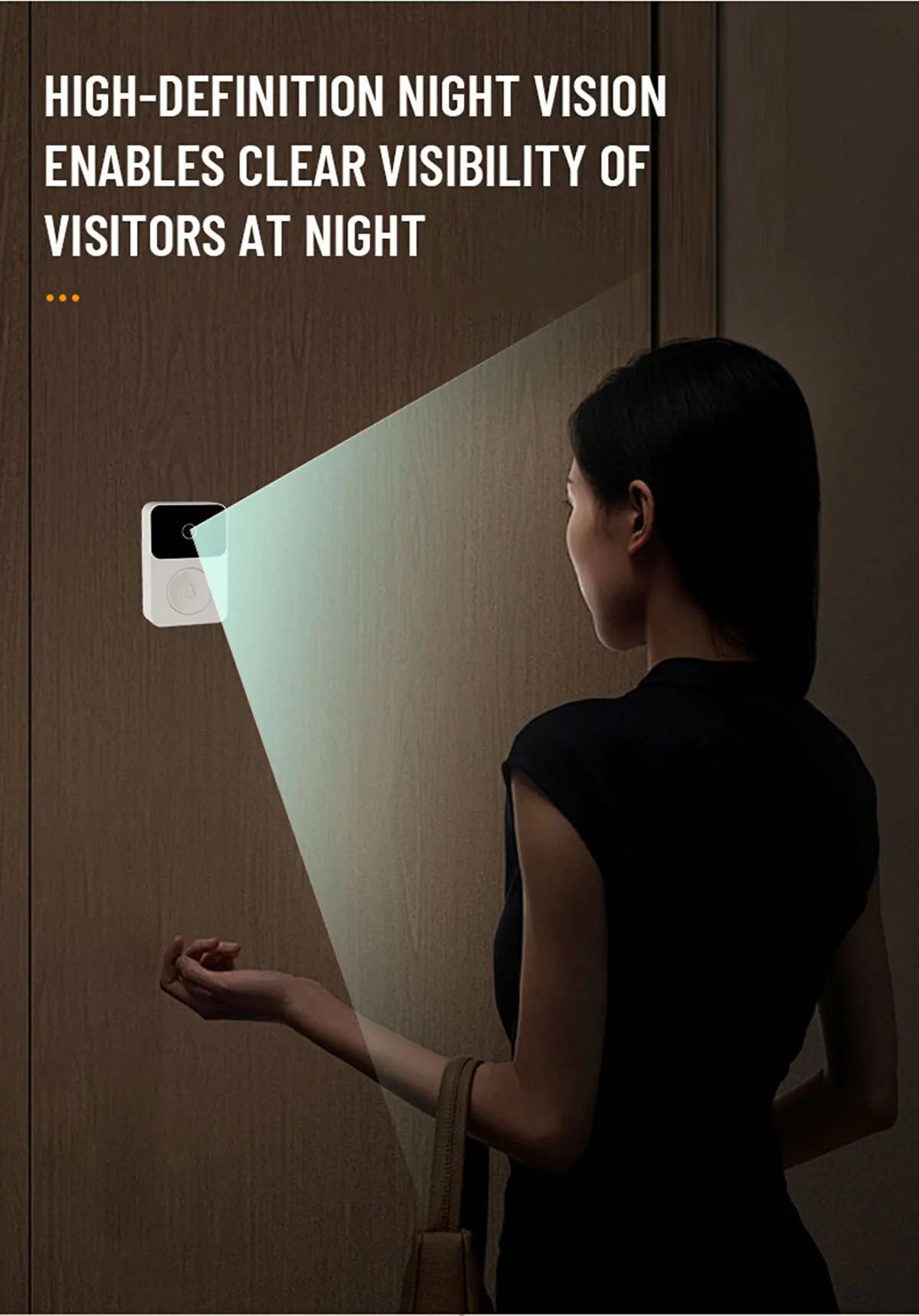 HD WiFi Video Doorbell with Two-Way Talk