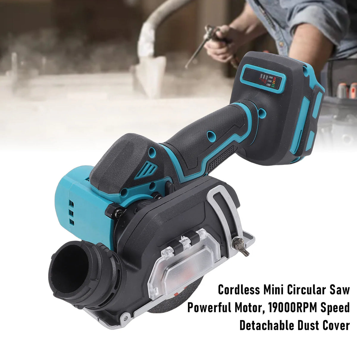 Cordless Mini Circular Saw with 3" Blades