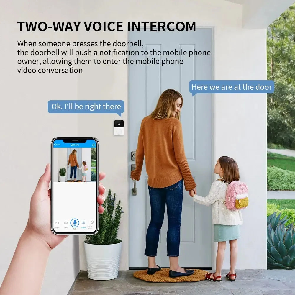 HD WiFi Video Doorbell with Two-Way Talk
