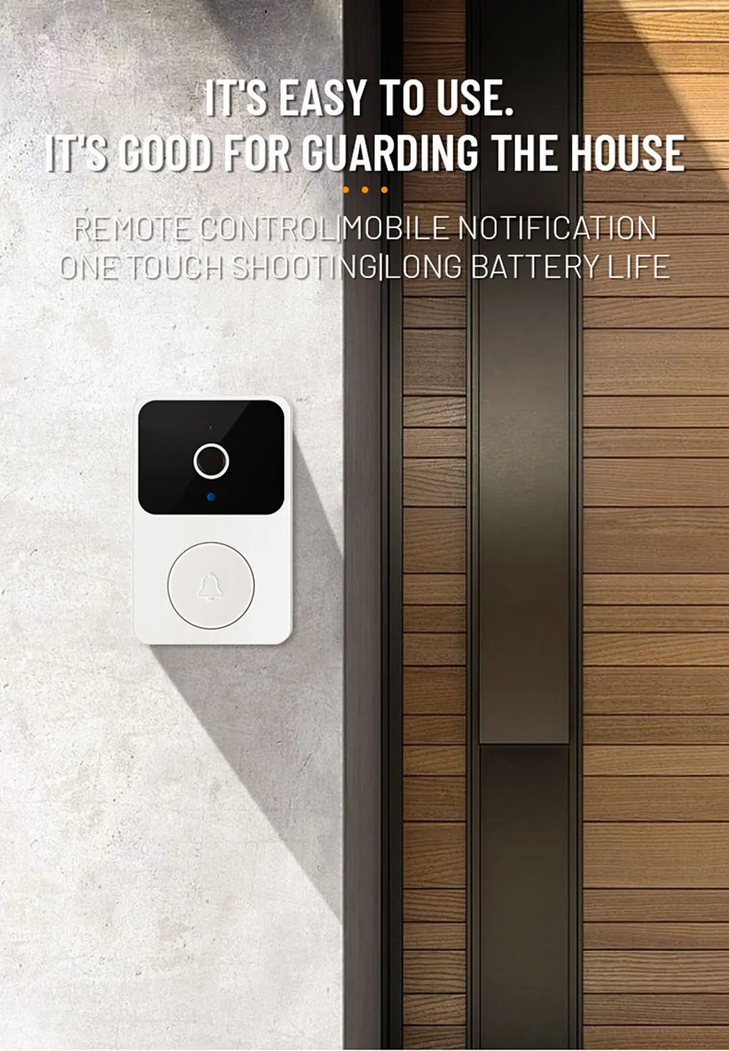 HD WiFi Video Doorbell with Two-Way Talk