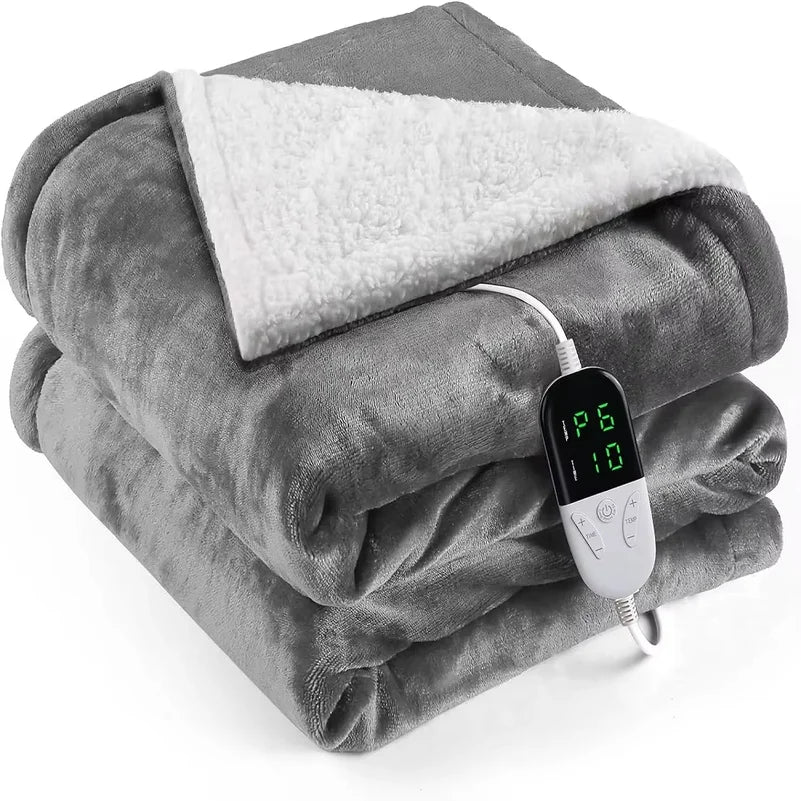 Heated Throw Blanket with 6 Heat Settings & Auto-Off