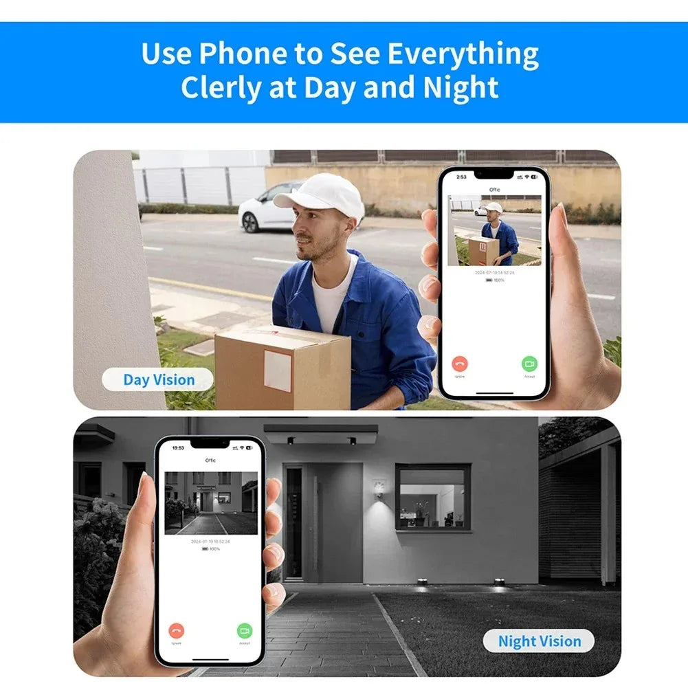 HD WiFi Video Doorbell with Two-Way Talk