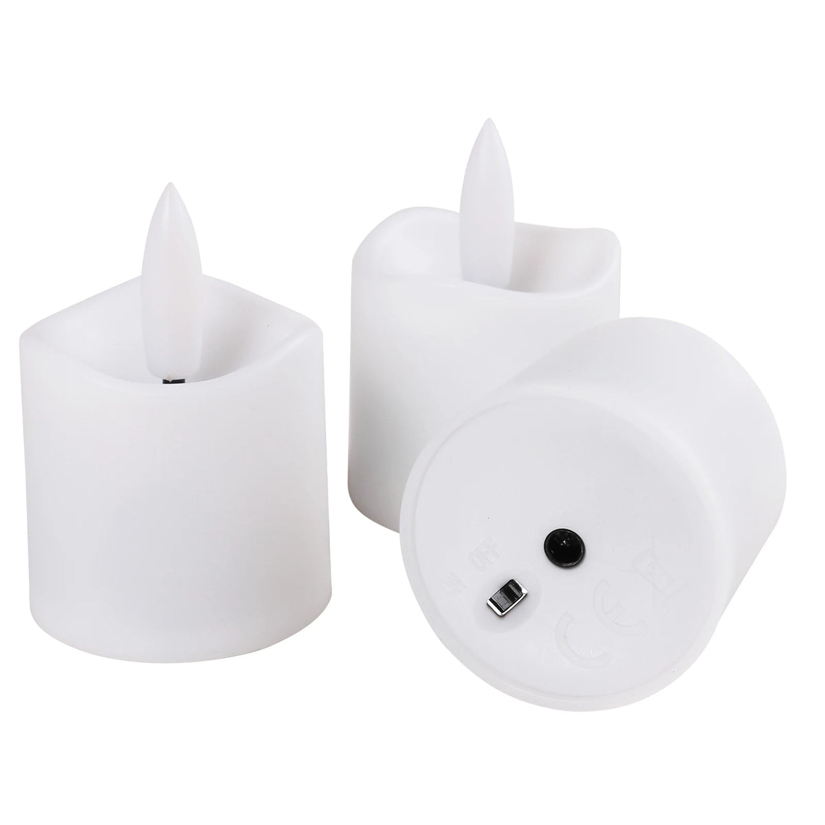 Rechargeable Flameless Votive Candles with Remote & Timer