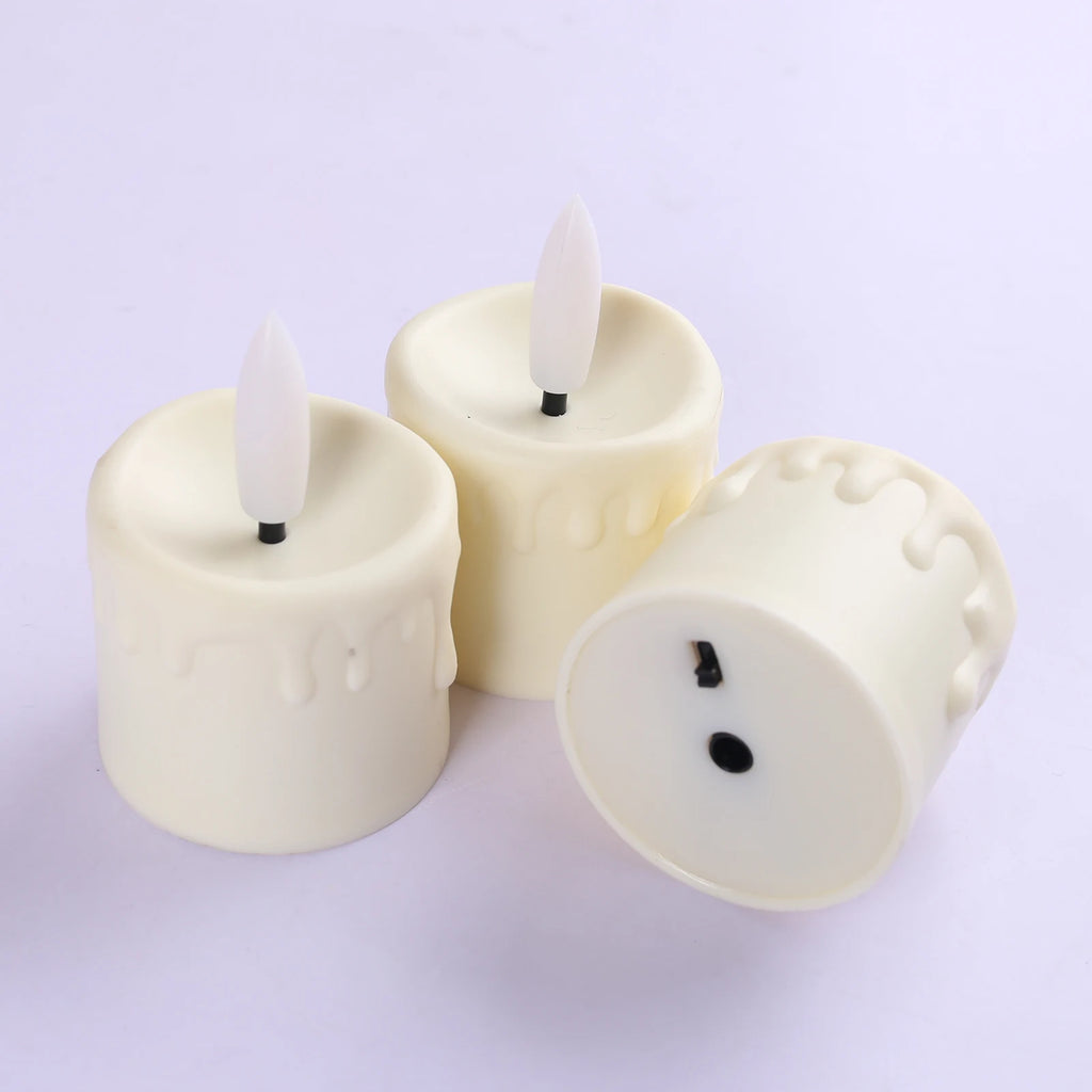 Rechargeable Flameless Votive Candles with Remote & Timer