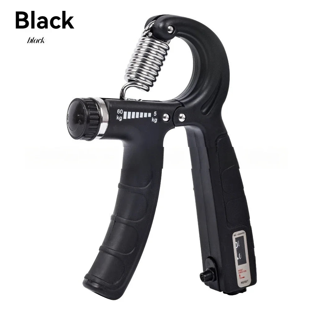 Adjustable Hand Grip Strengthener Set with Counter (5–60kg)