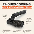 GrillMaster Pro electric grill brush hero - clean your grill in 5 minutes not 30